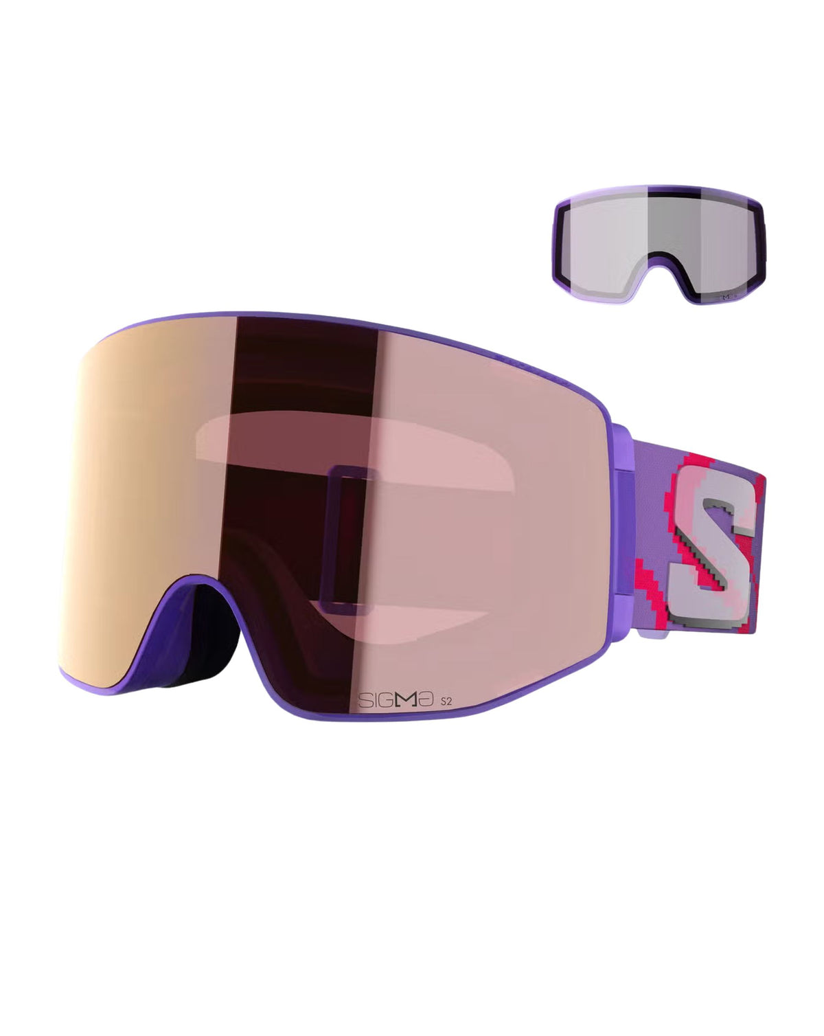 Salomon Sentry Prime Sigma Ski Goggles - Ultraviolet/Copper