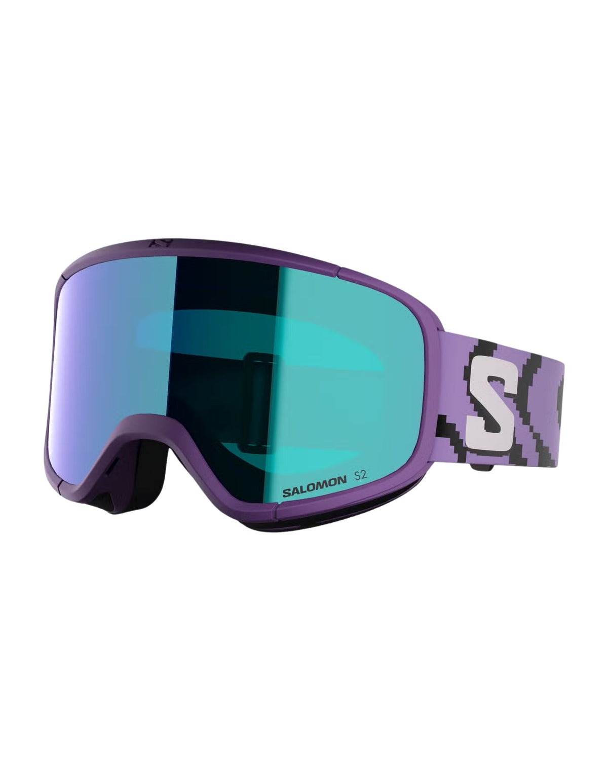 Salomon Lumi ML Junior Ski Goggles - Pansy/Mid Blue
