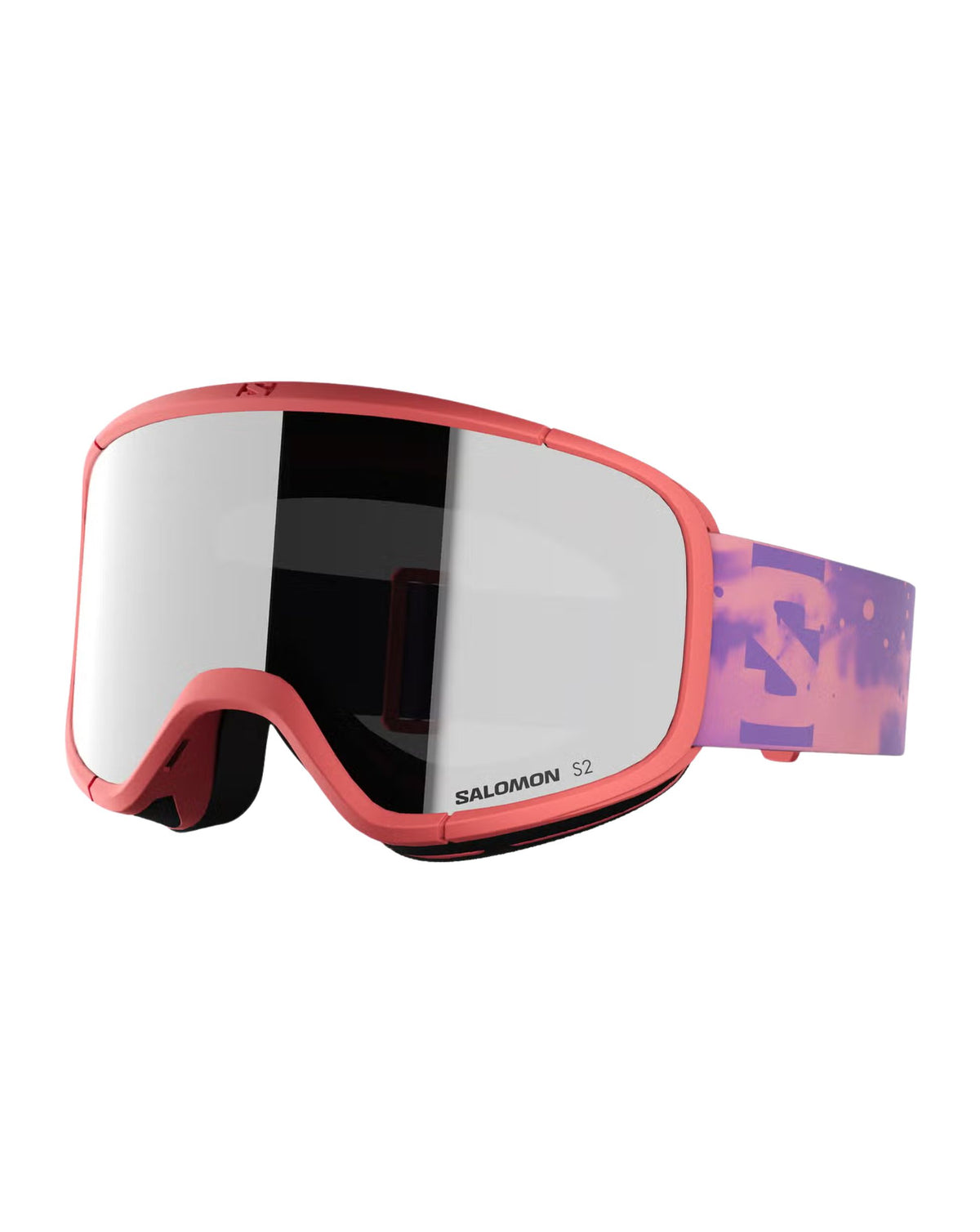 Salomon Lumi ML Junior Ski Goggles -Sunkissed Coral/Super White