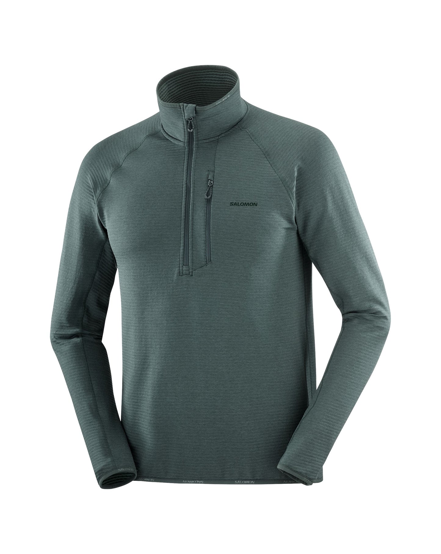 Salomon Men's Essential Lightwarm 1/2 Zip -Green Gables