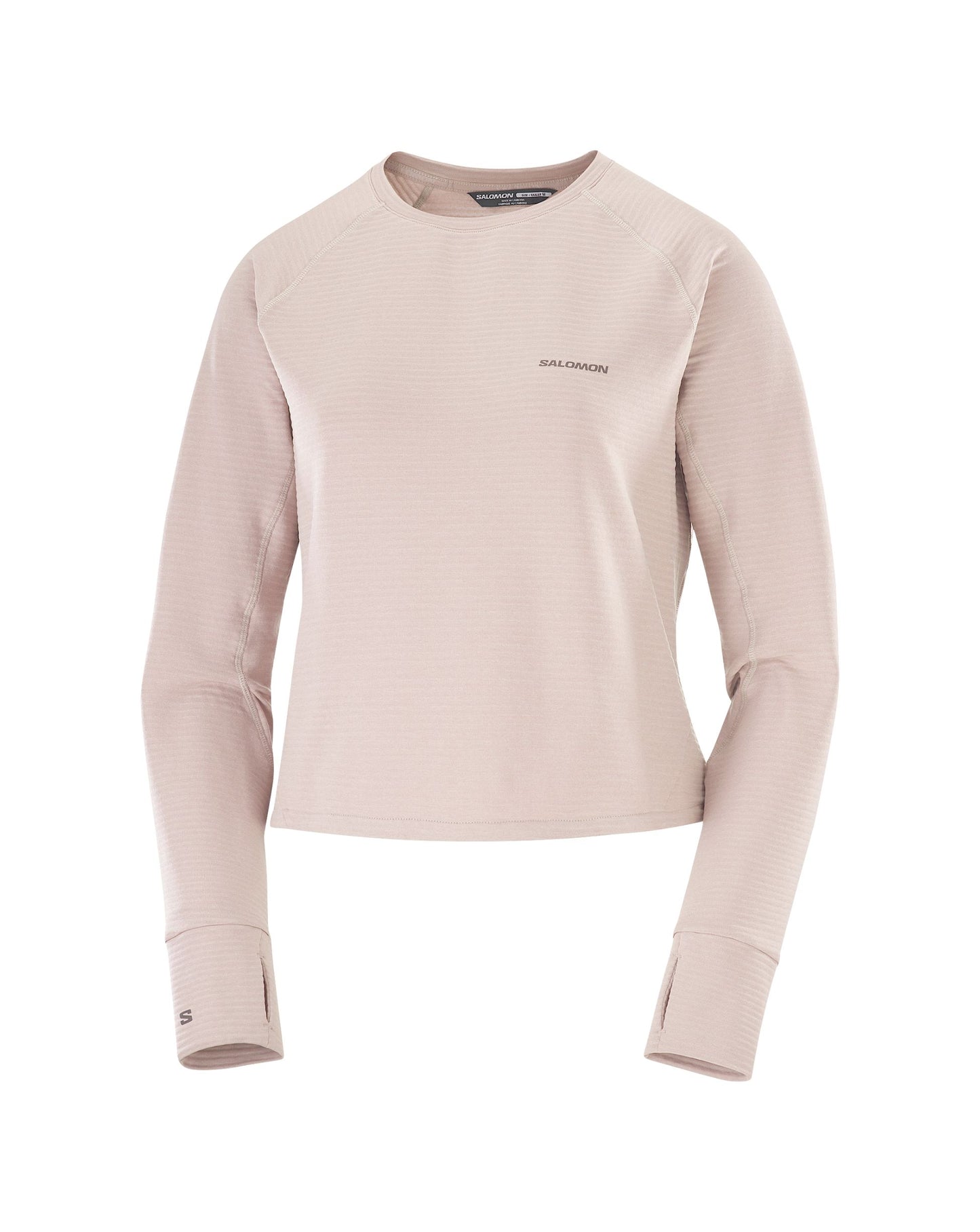 Salomon Women's Essential Lightwarm Crew - Ethereal