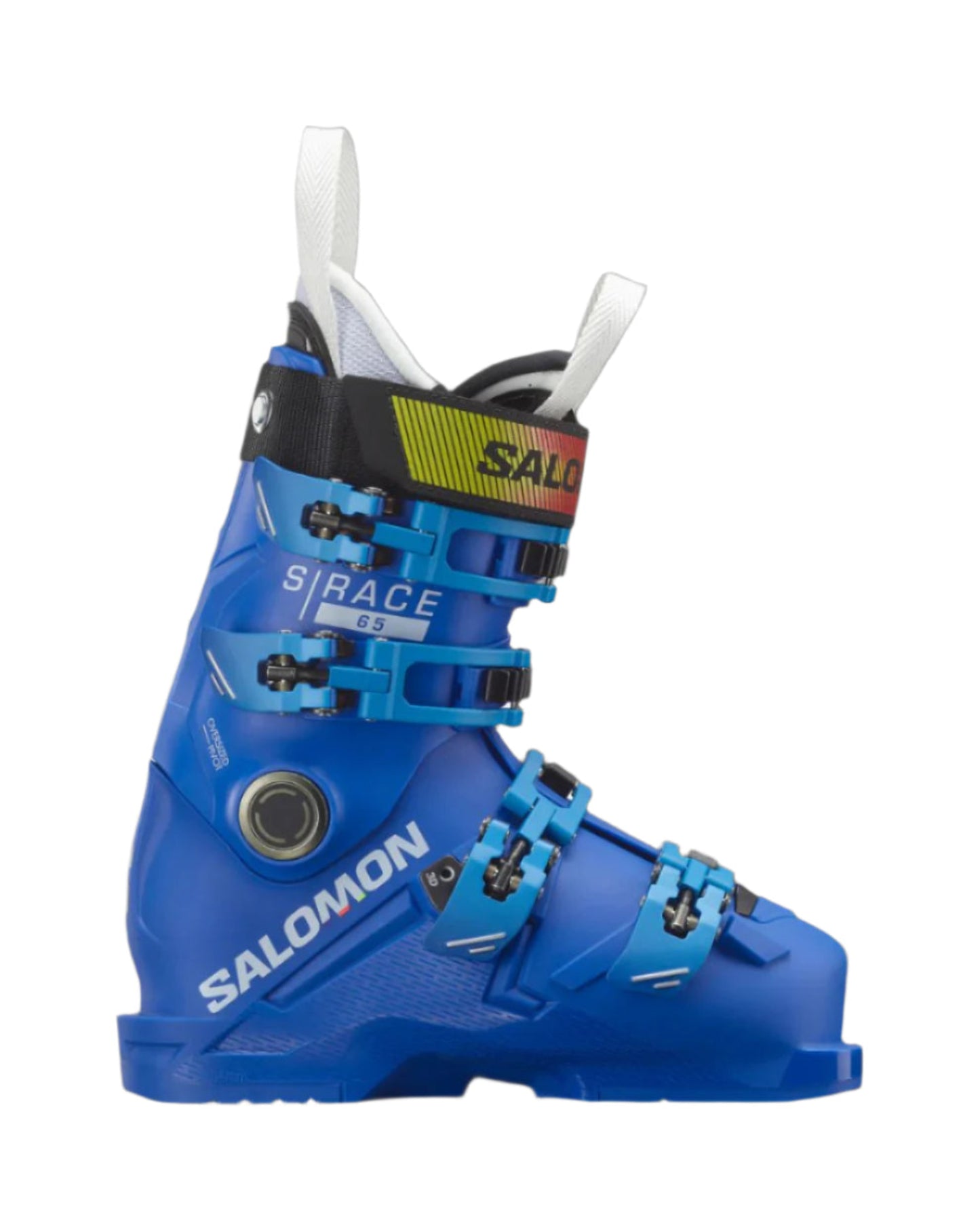 Salomon S/Race 65 Junior Ski Race Boots - Blue + White + Process Blue