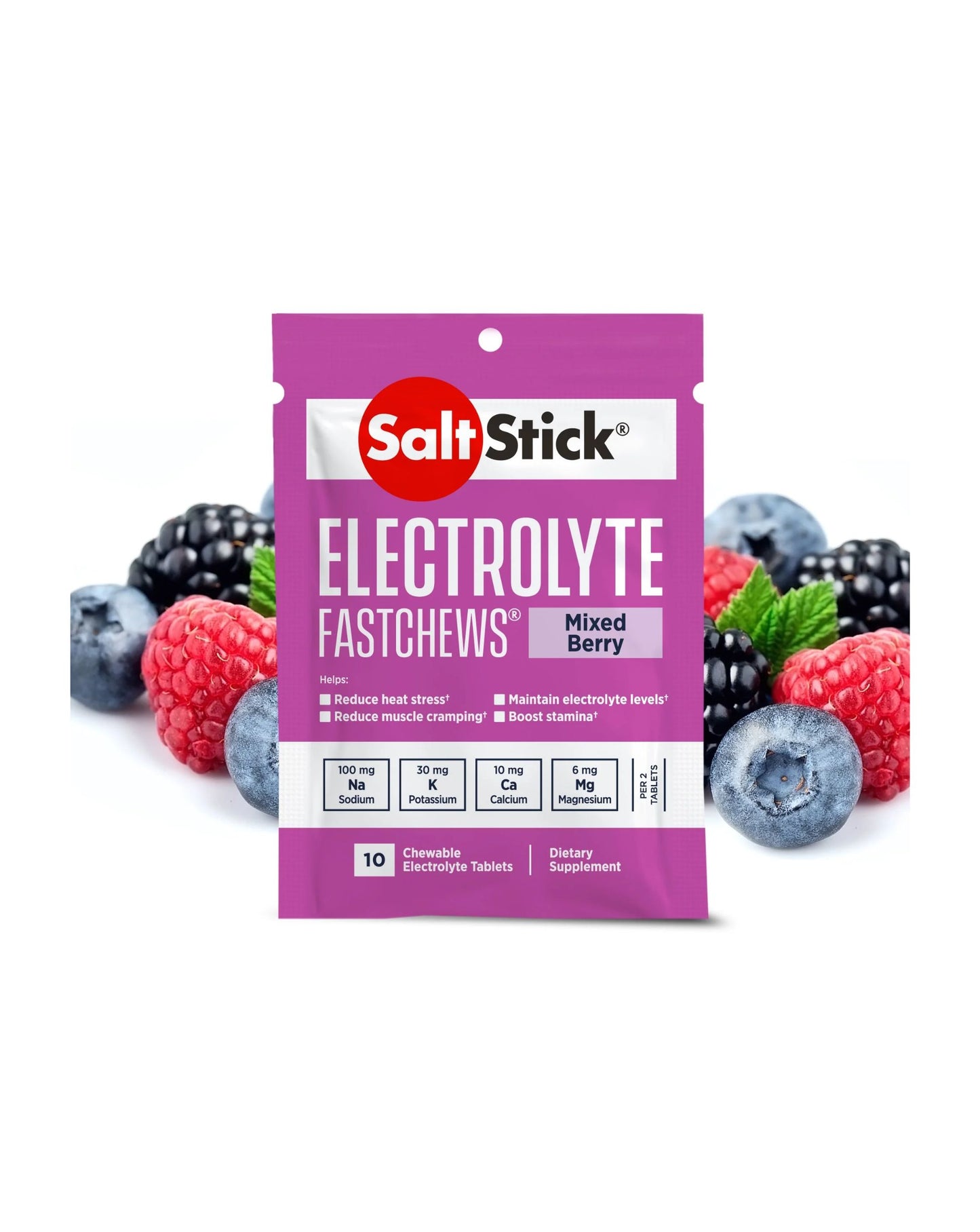 SaltStick FastChews Mixed Berry - 10ct