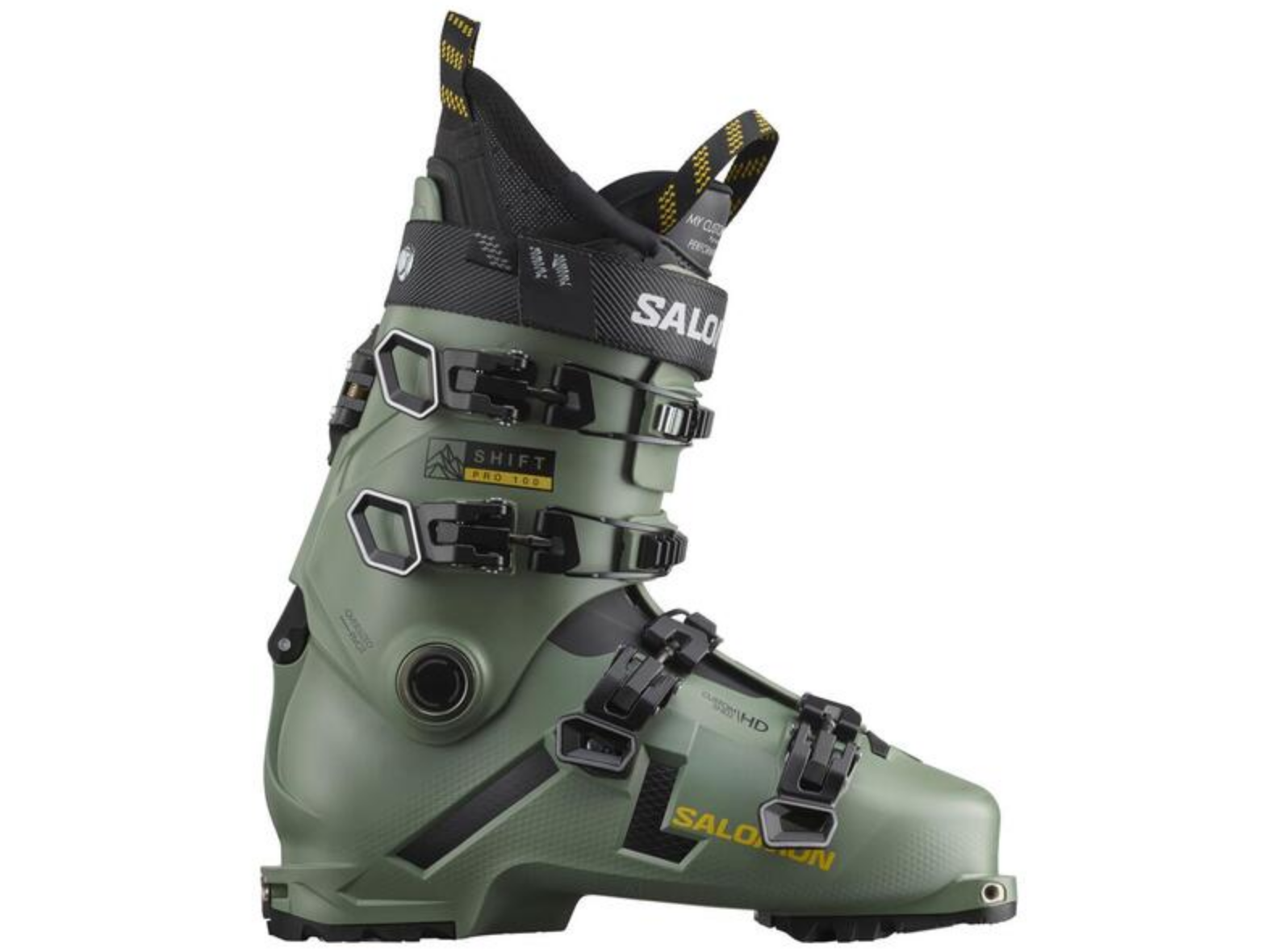 salomon green ski boots - S/Pro Hv 130 GW Men's The Salomon S/Max 120 mens ski boots are a marvel of modern boot technology Salomon Men's Shift Pro 100
