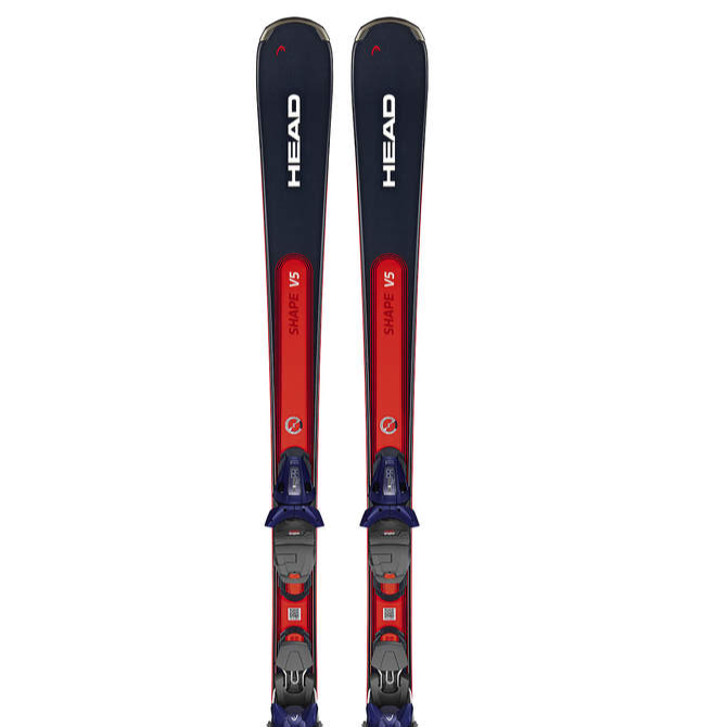 Head Men's Shape e.V5 Skis + PR 11 GW