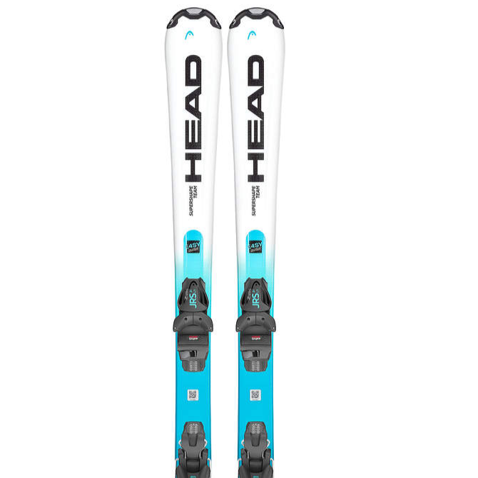 Head Junior SuperShape Team Easy Skis + JRS 4.5 GW CA