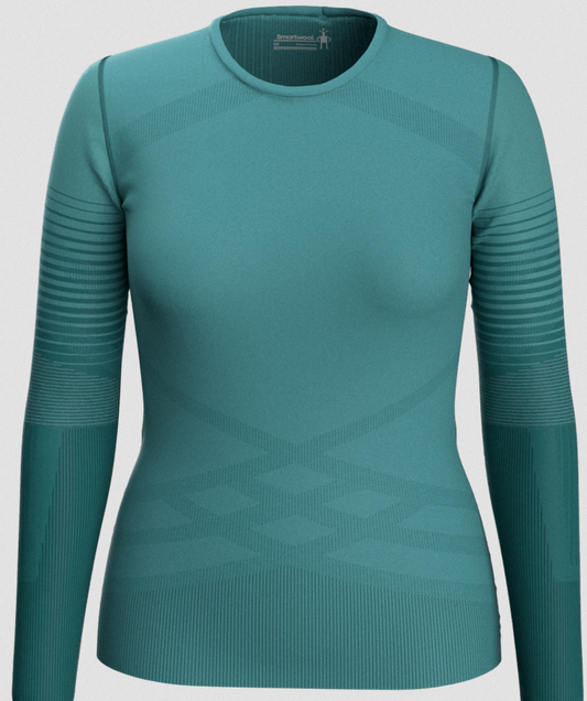 Smartwool Women's Intraknit Thermal Merino Base Layer Pattern Crew