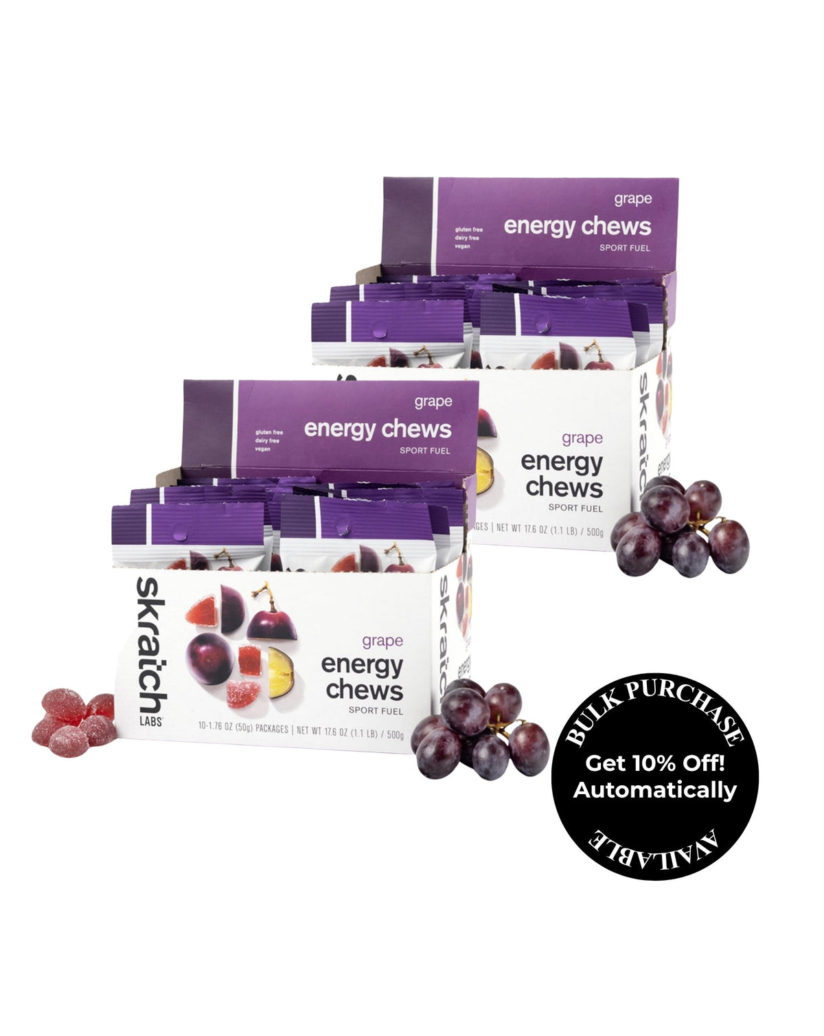 Skratch Labs Energy Chews - Grape 50g