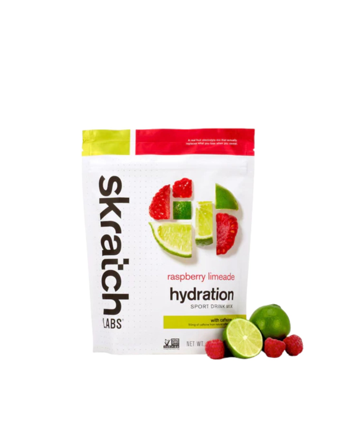 Skratch Labs Caffeinated Drink Mix - Raspberry Limeade 440g