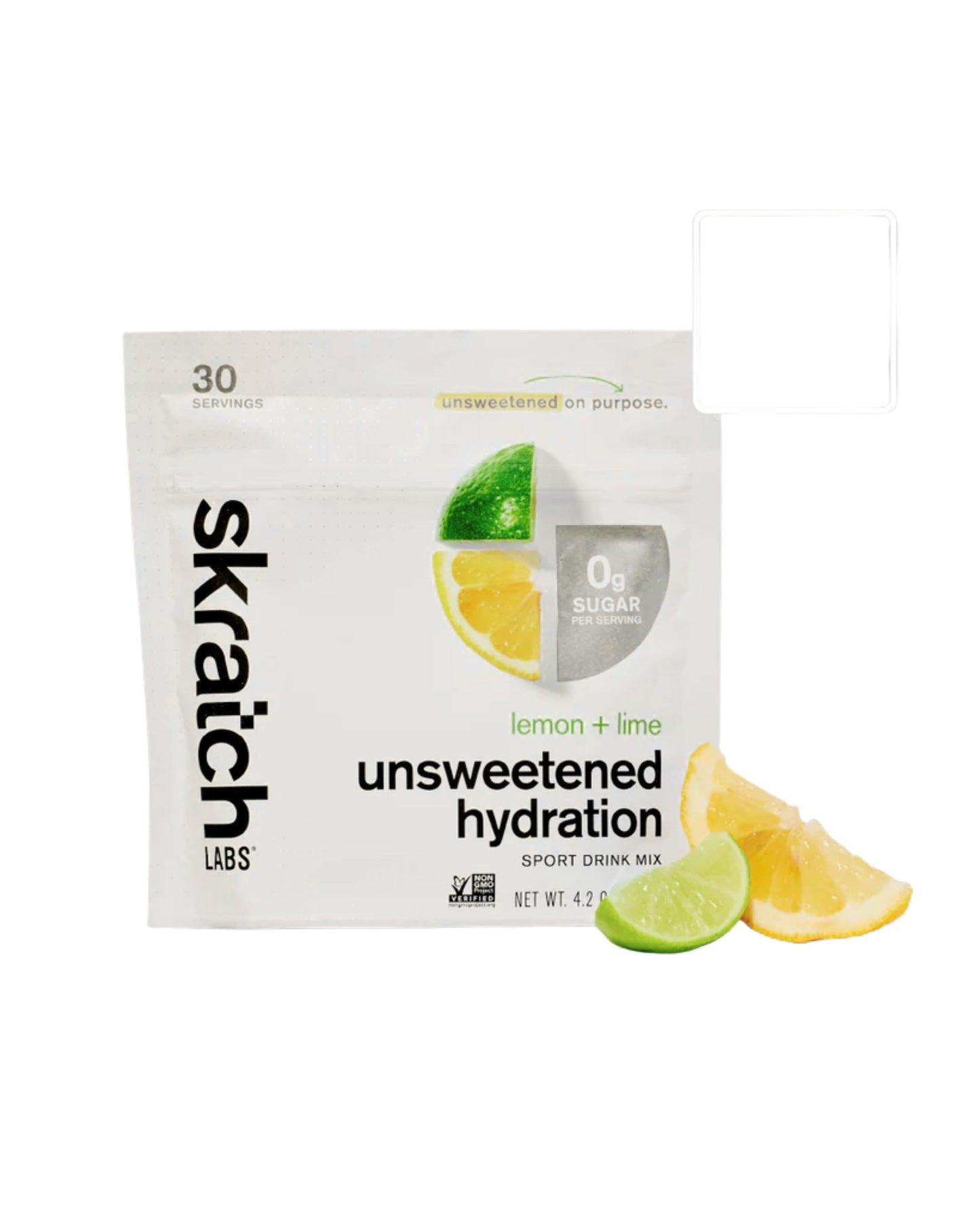 Skratch Labs Unsweetened Drink Mix - Lemon + Lime 120g