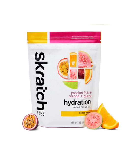Skratch Labs Sport Drink Mix - Passion Fruit + Orange + Guava 440g