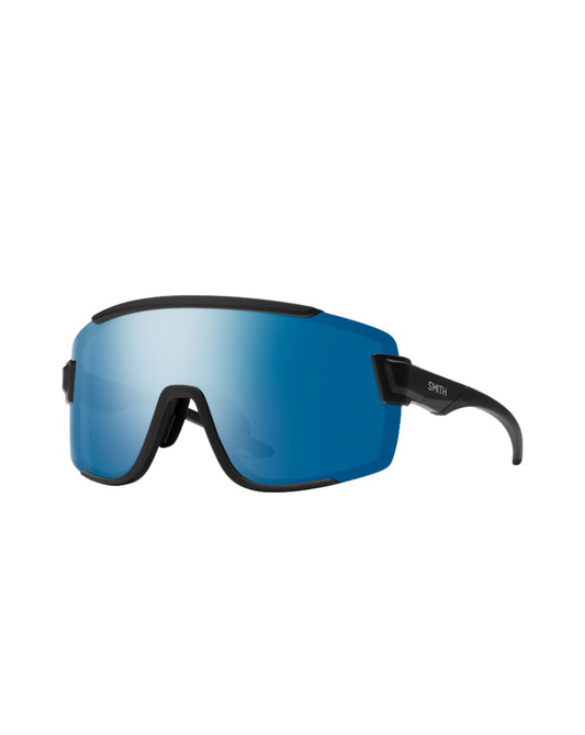 Smith Wildcat Sunglasses - Matte Black + ChromaPop Polarized Blue Mirror Lens