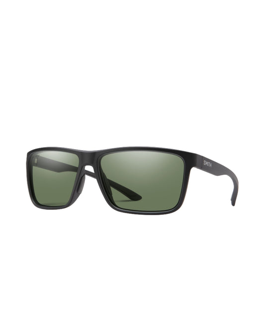 Smith Riptide Sunglasses - Matte Black + ChromaPop Polarized Gray Green Lens