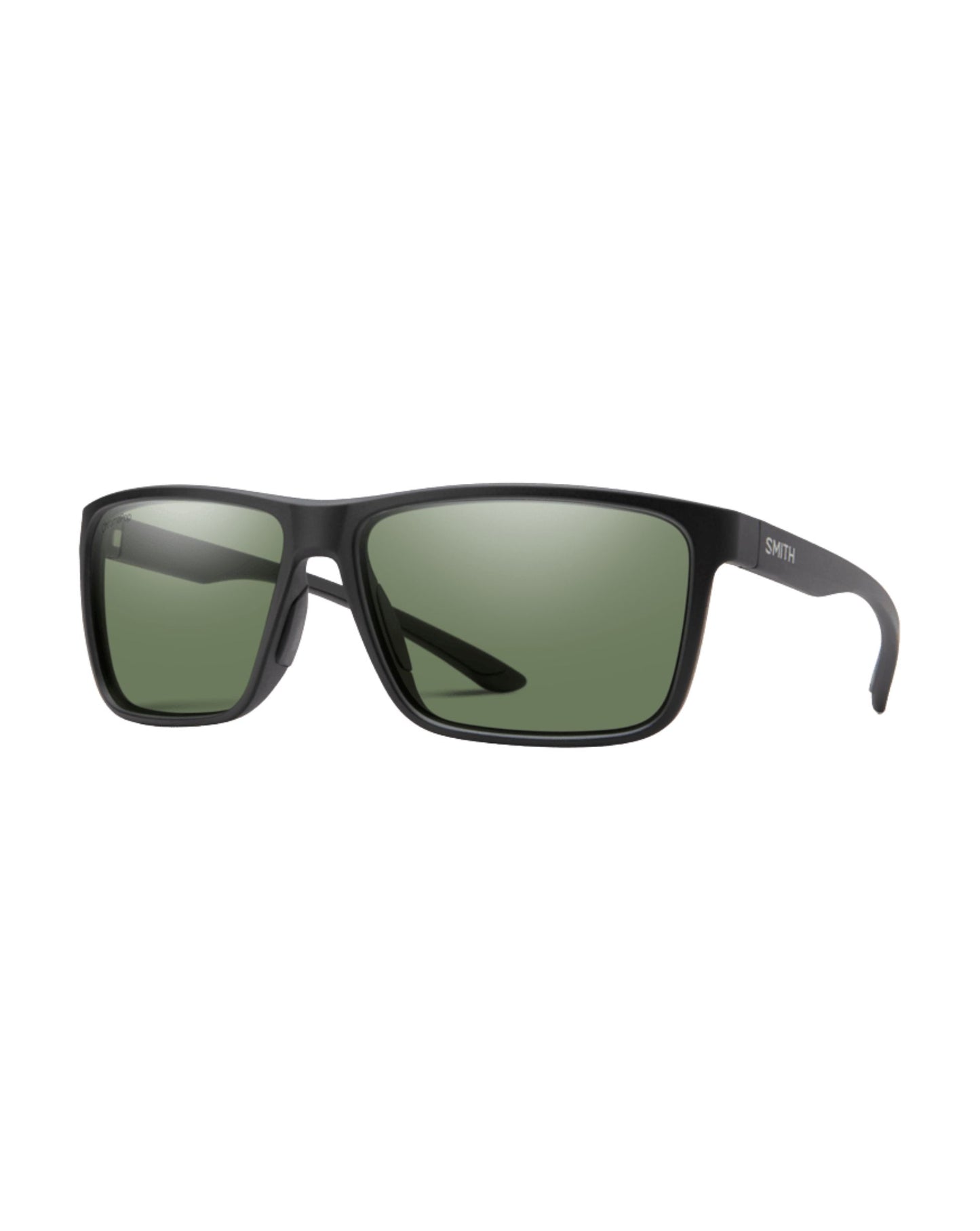 Smith Riptide Sunglasses - Matte Black + ChromaPop Polarized Gray Green