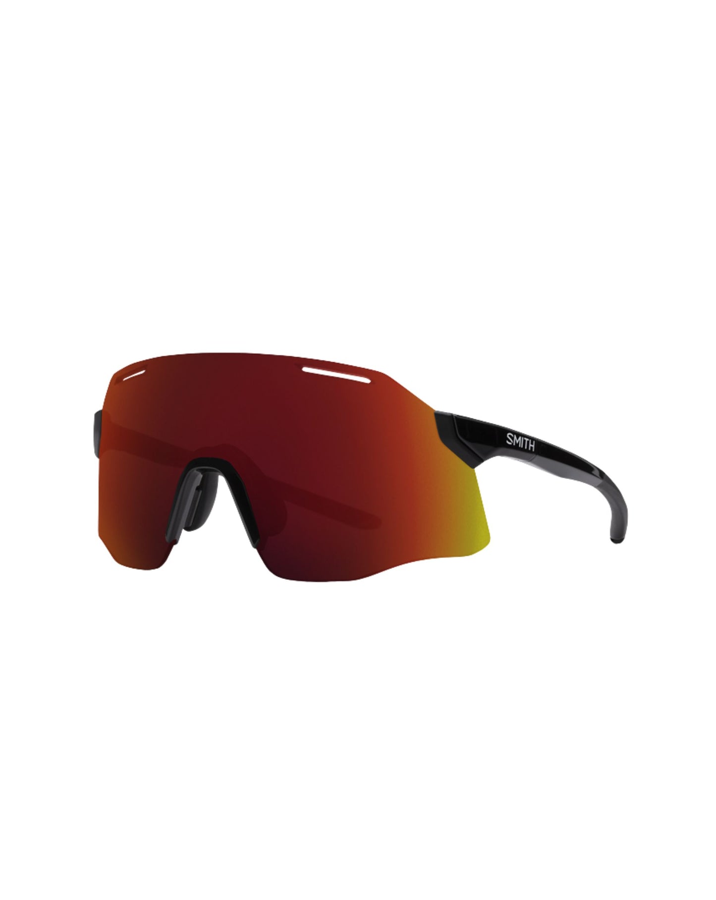 Smith Vert PivLock Sunglasses - Black + ChromaPop Red Mirror Lens