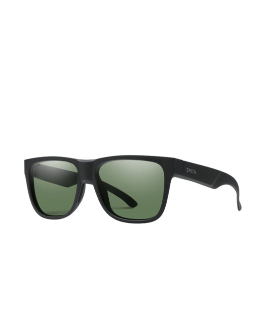 Smith Lowdown 2 Sunglasses - Matte Black + ChromaPop Polarized Gray Green Lens