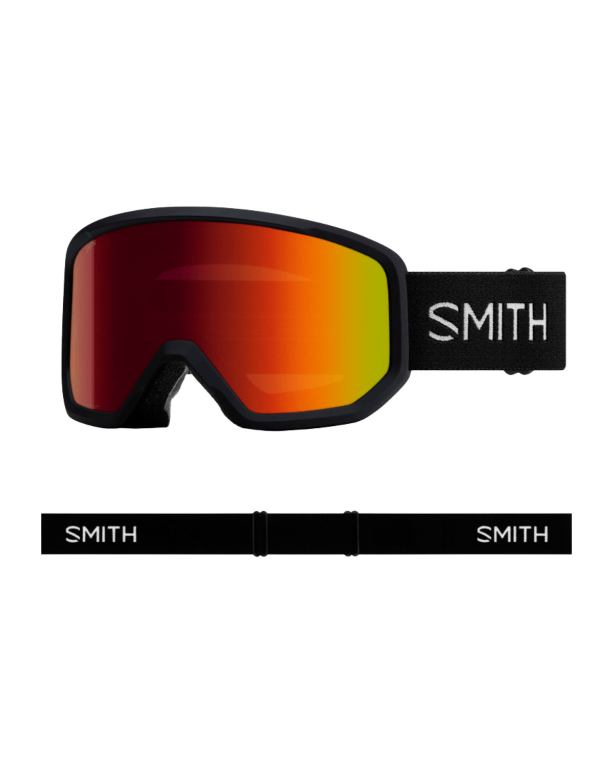 Smith Transfer Ski Goggles - BLACK 22 RED SLX M