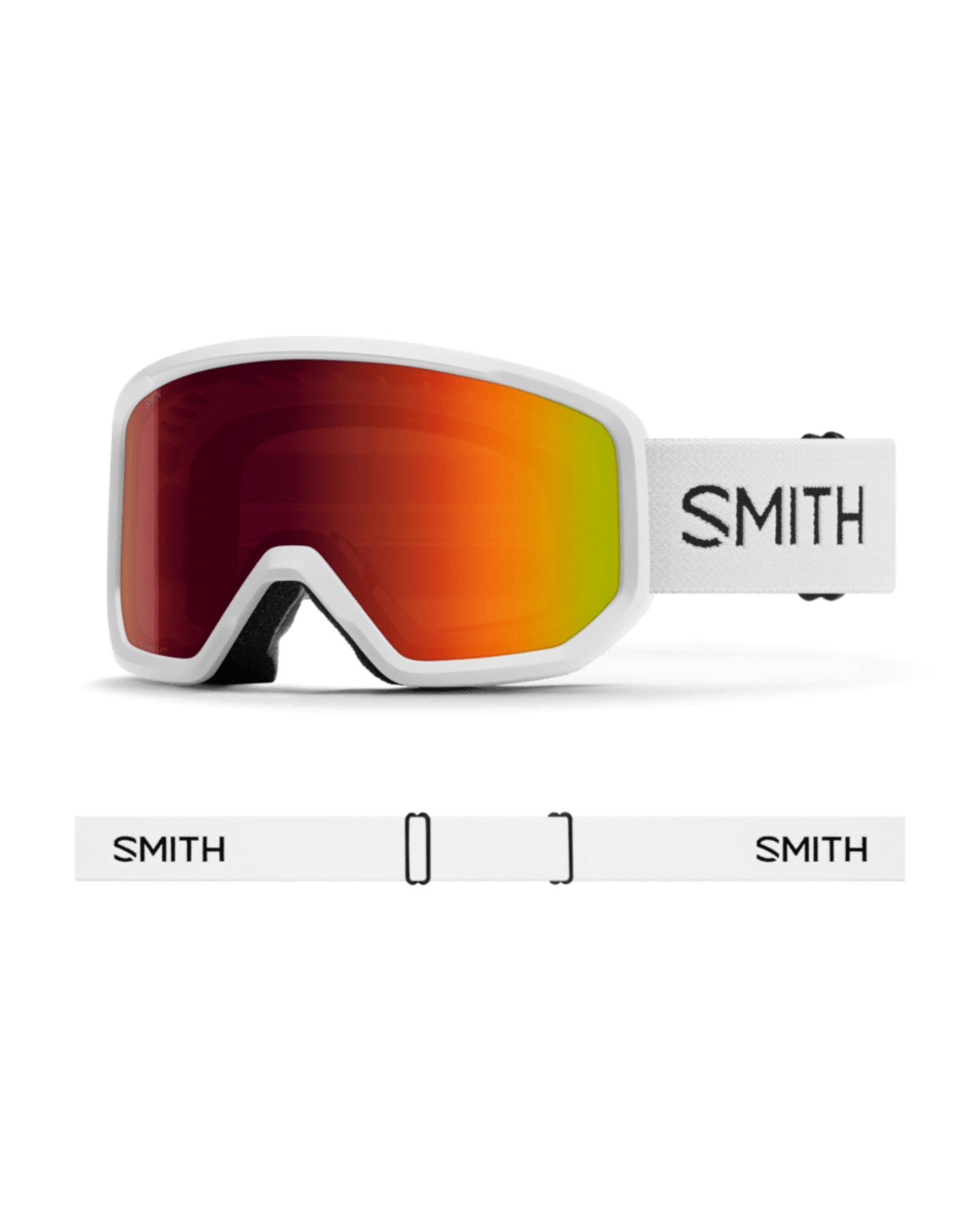 Smith Transfer Ski Goggles - White2324 RED SLX M
