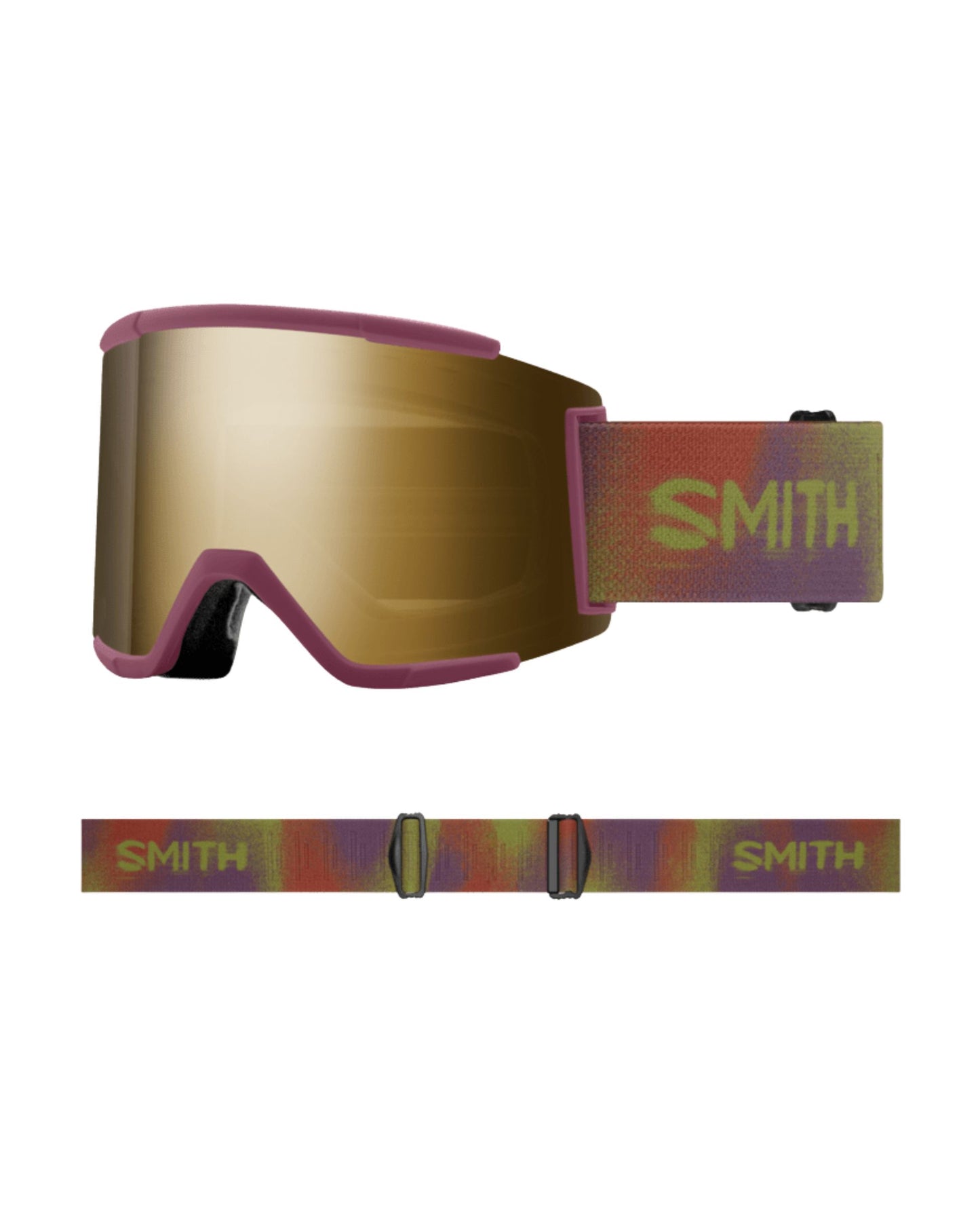 Smith Squad XL Ski Goggles - Sprayer + ChromaPop Sun Black Gold Mirror Lens