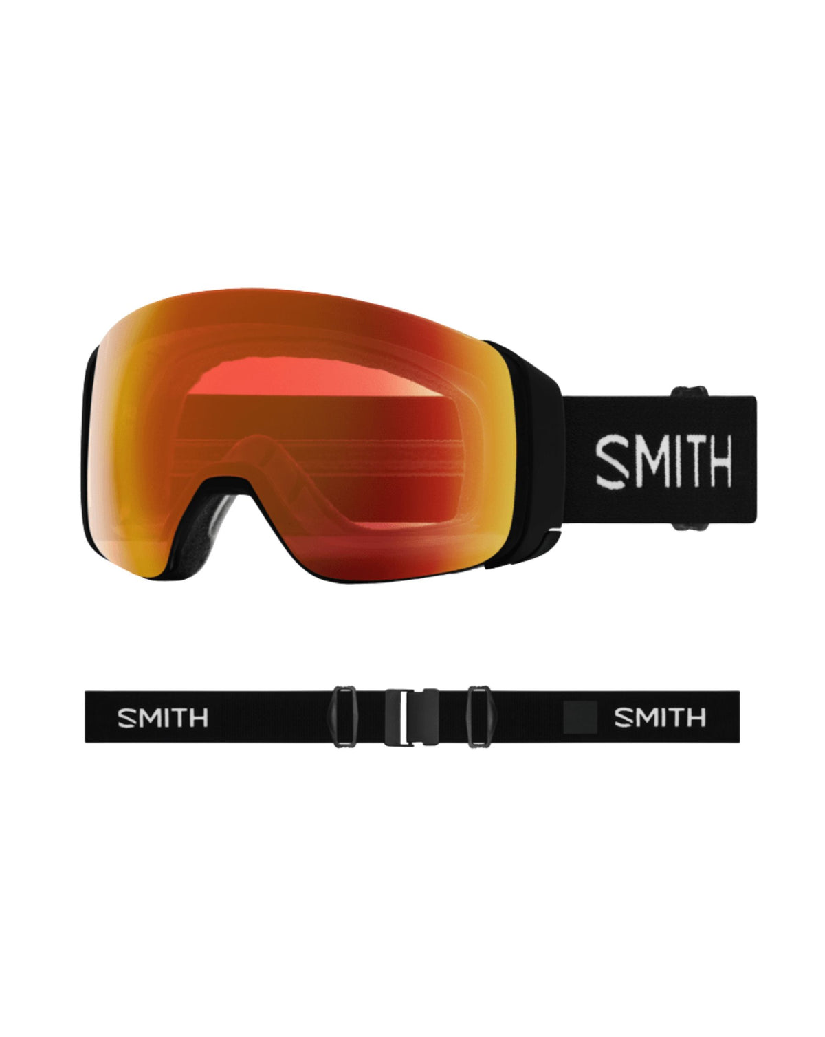 Smith 4D Mag Ski Goggles - Black 22 CPE RED M