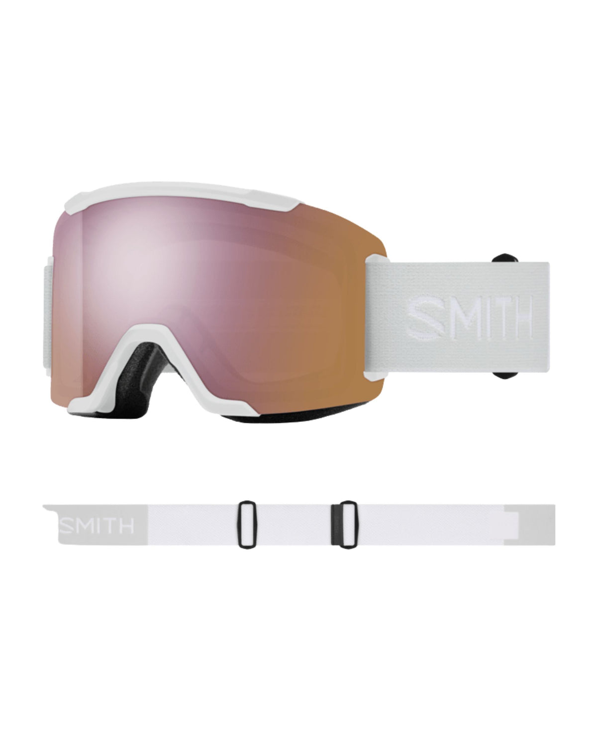 Smith Squad2 Ski Goggles - 2CP WHTE VAPO 22 CPE RS GLD