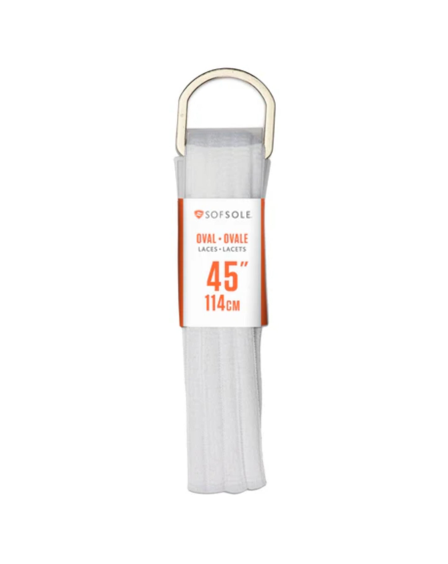 Sofsole Athletic Oval Laces 45" -White