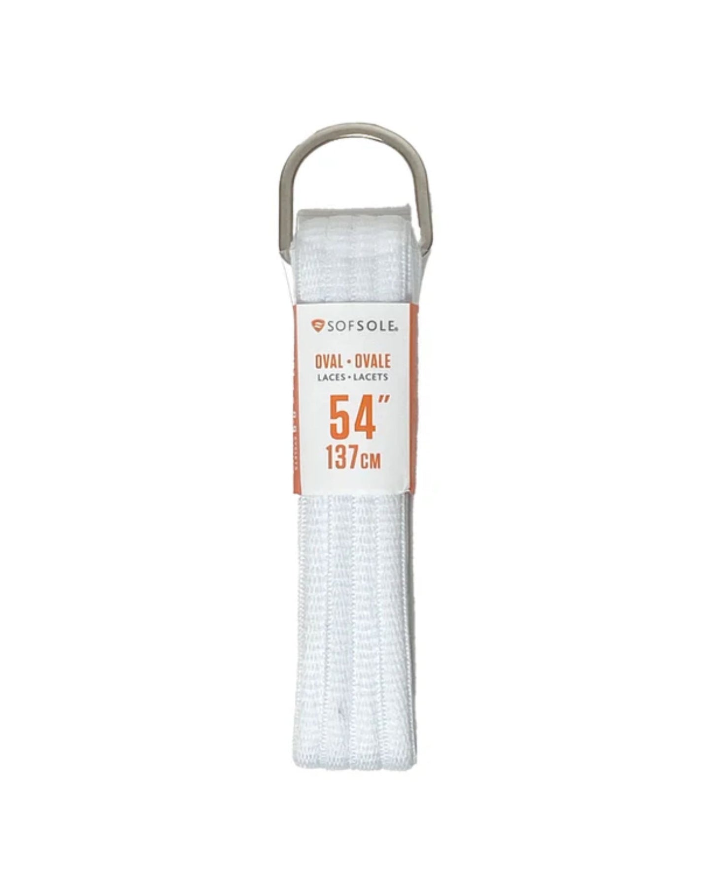 Sofsole Athletic Oval Laces 54" -White