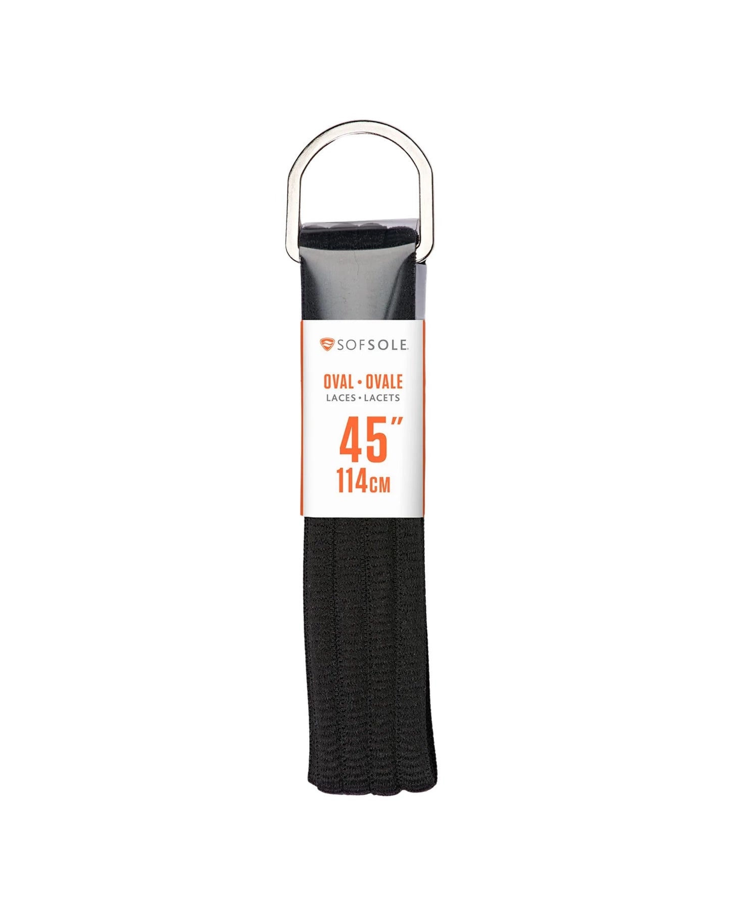 Sofsole Athletic Oval Laces 45" - Black
