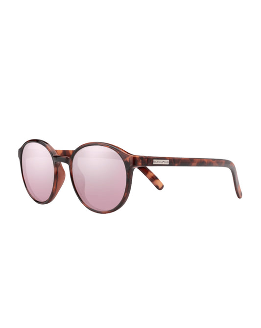 Suncloud Low Key Sunglasses - Tortoise + Polarized Pink Gold Mirror