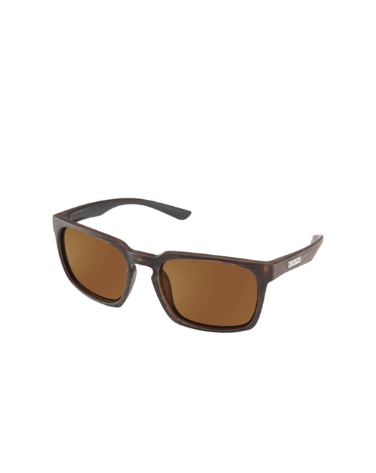 Suncloud Hundo Sunglasses - Burnished Brown + Polarized Brown Lens