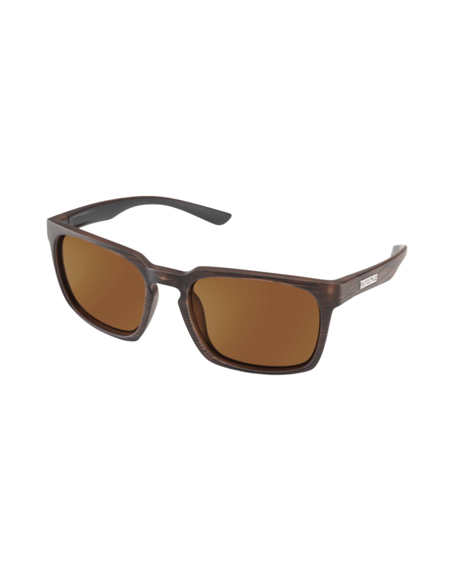 Suncloud Hundo Sunglasses - Burnished Brown + Polarized Brown Lens