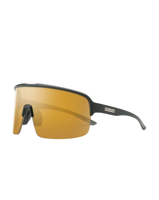 Suncloud Amplify Sunglasses - Matte Olive + Polarized Sienna Mirror