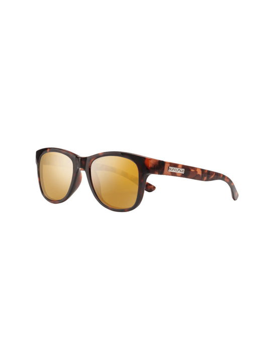 Suncloud Leeway Sunglasses - Tortoise + Polarized Sienna Mirror
