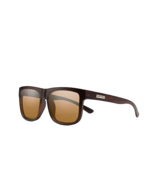 Suncloud Quiver Sunglasses - Matte Burnished Brown + Polarized Brown Lens