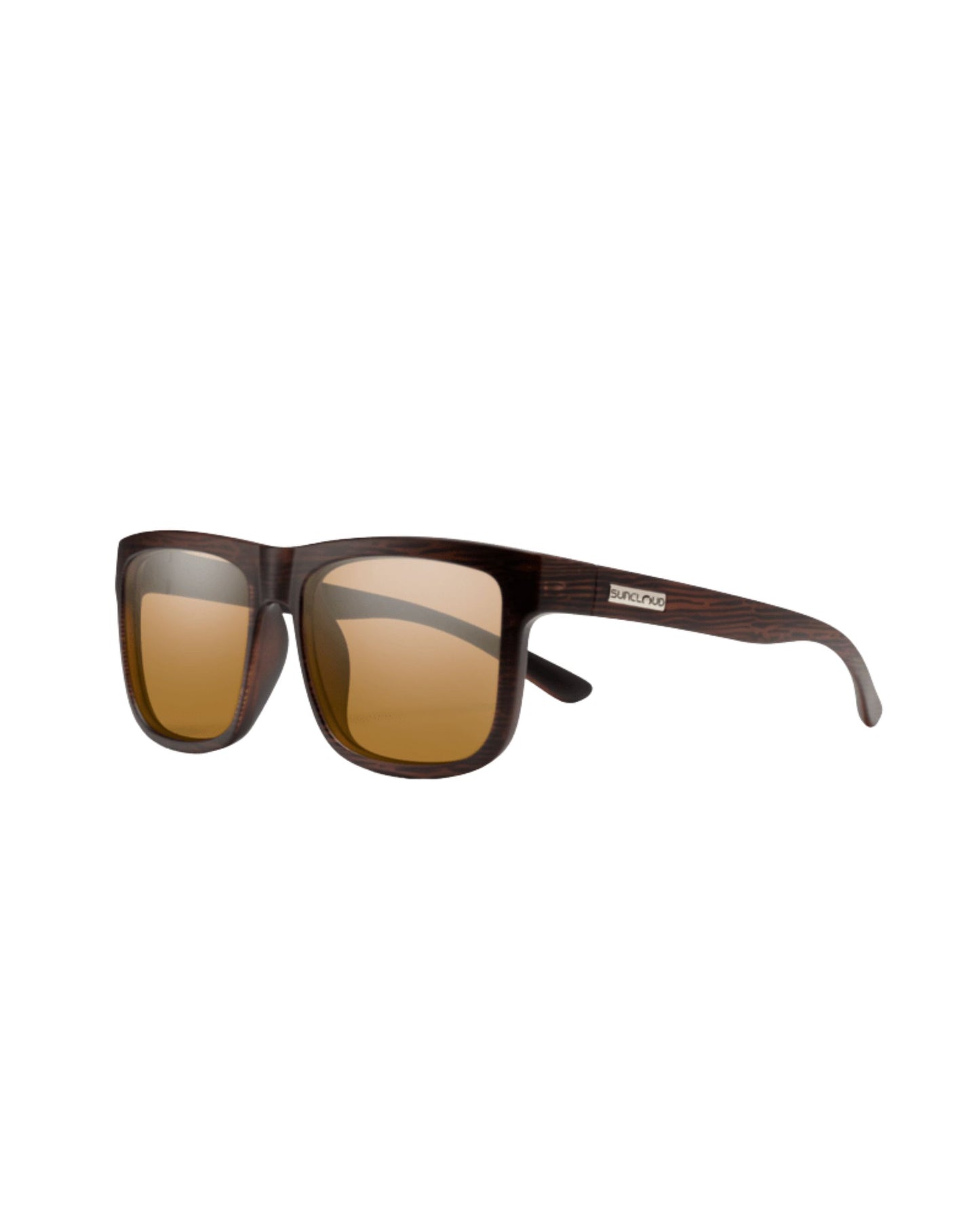 Suncloud Quiver Sunglasses - Matte Burnished Brown + Polarized Brown