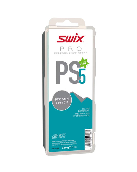 Swix PS5 Turquoise Glide Wax 180g