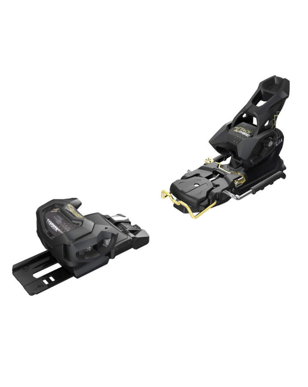 Tyrolia Attack Hybrid 14 GW BR 110 Ski Bindings - Black/Gold