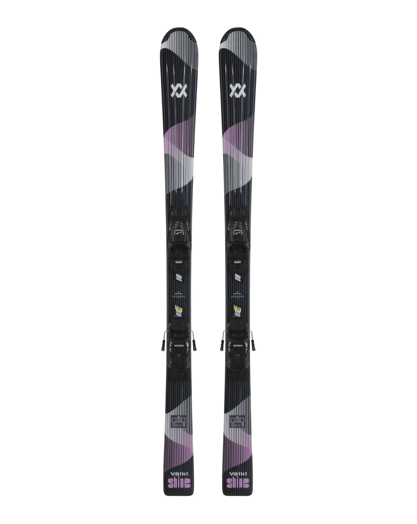 Volkl Shine Junior Skis + 4.5 VMotion Jr Lady Ski Bindings