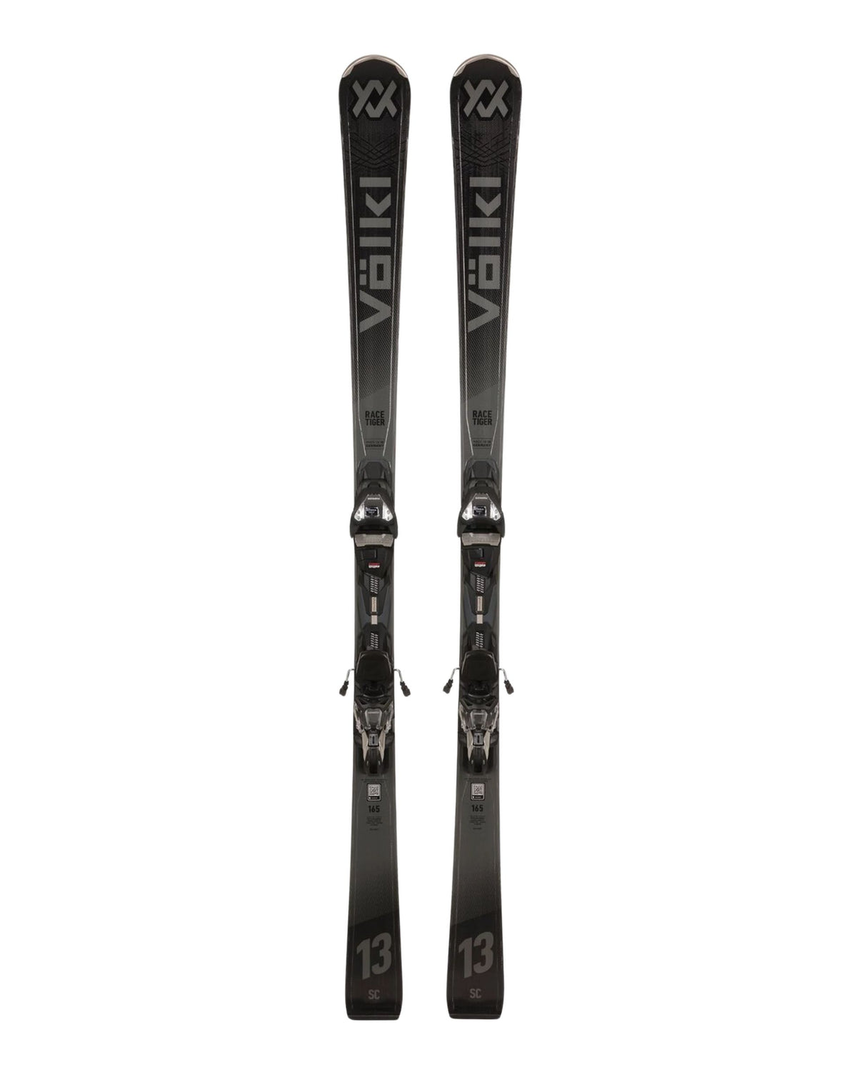 Volkl Racetiger SC -Black + vMotion 12 Men's Skis