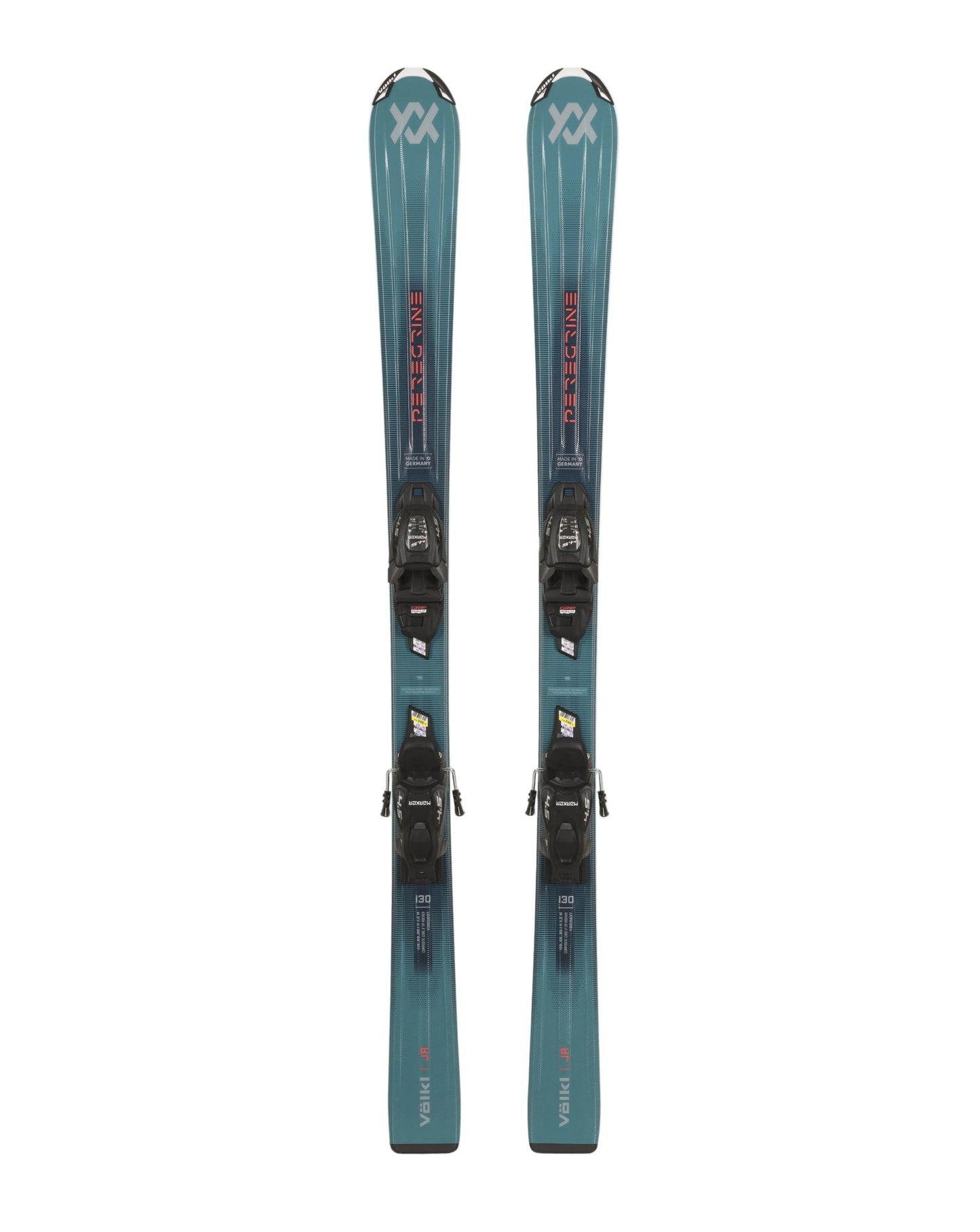 Volkl Peregrine 130-160 Junior Skis + 7.0 VMotion