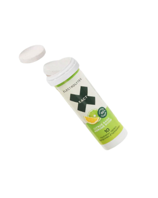 XACT Electrolytes Hydration Tablets with Caffeine - Citrus Bang