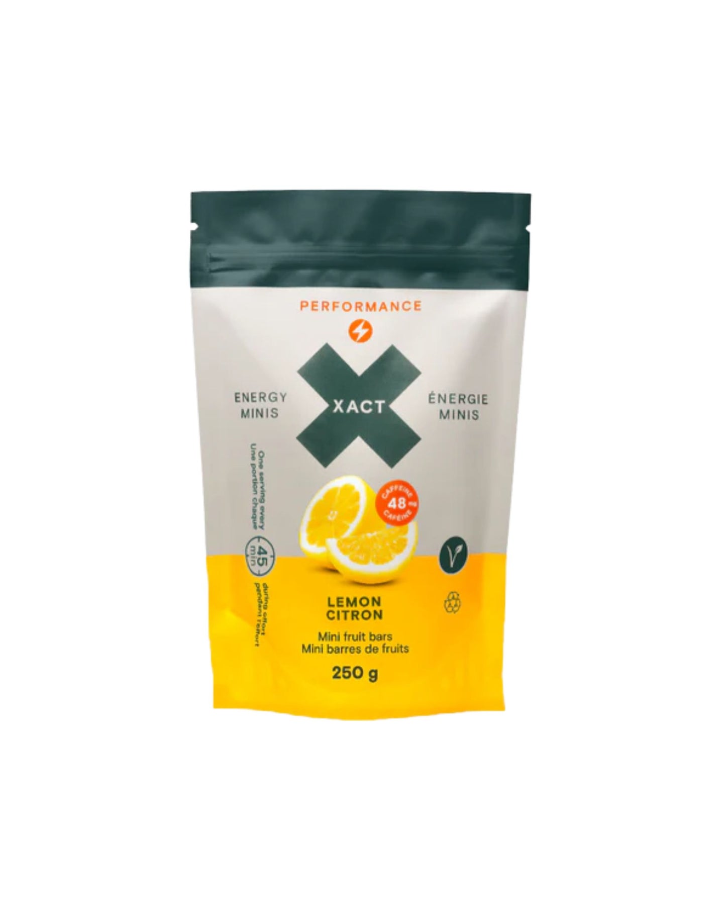 Xact Energy Minis Energy Bar w Caffeine  - Lemon