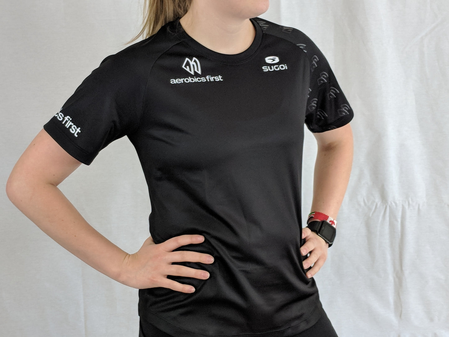 Aerobics First Sugoi Womens Polka Dot Turbo Tee