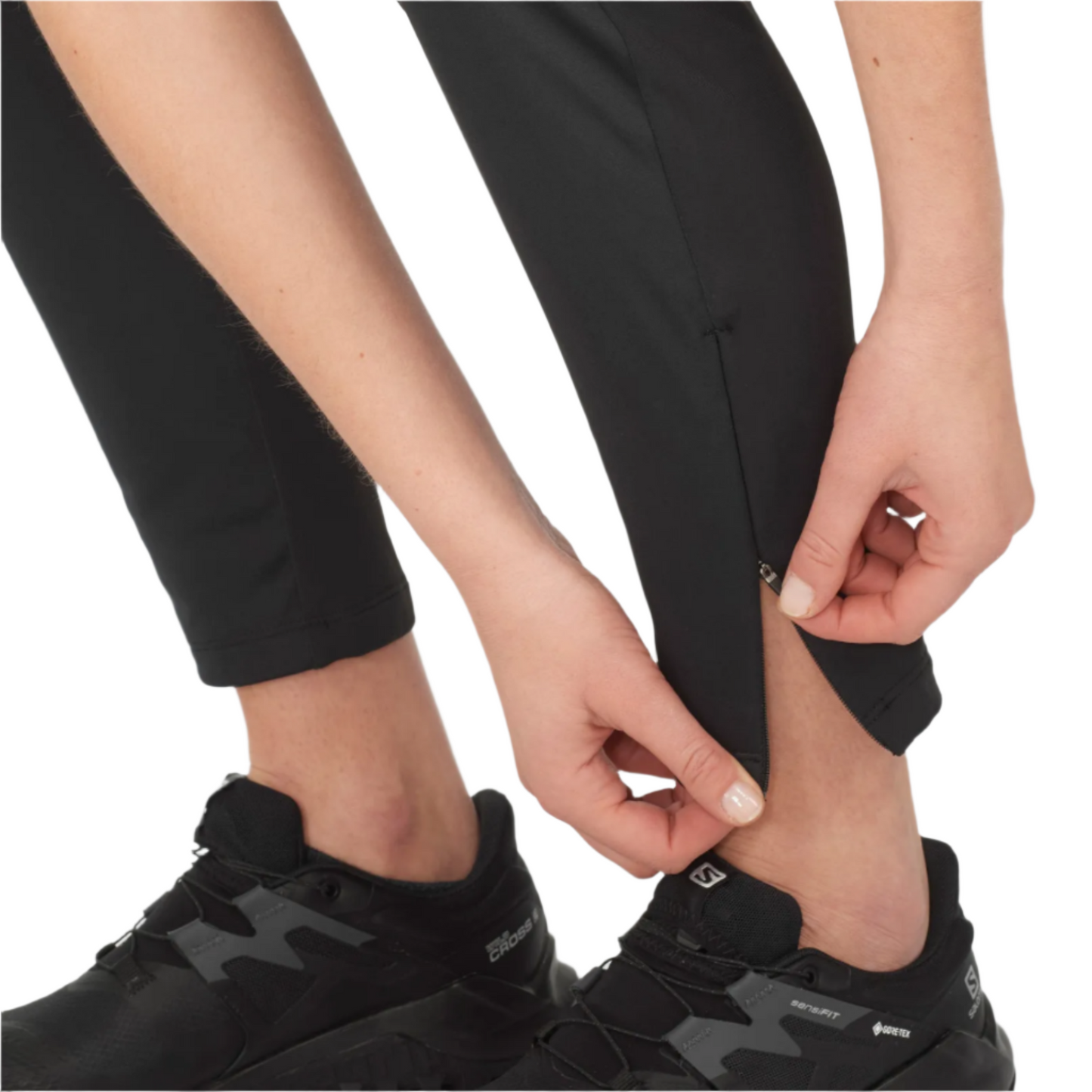 Salomon Women's GORE TEX INFINIUM™ WINDSTOPPER® Tights - Black