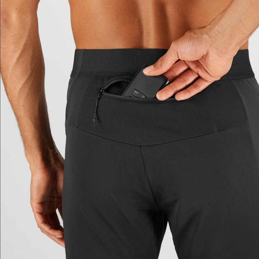 Salomon Men's GORE TEX INFINIUM WINDSTOPPER Tights - Black *SALE*