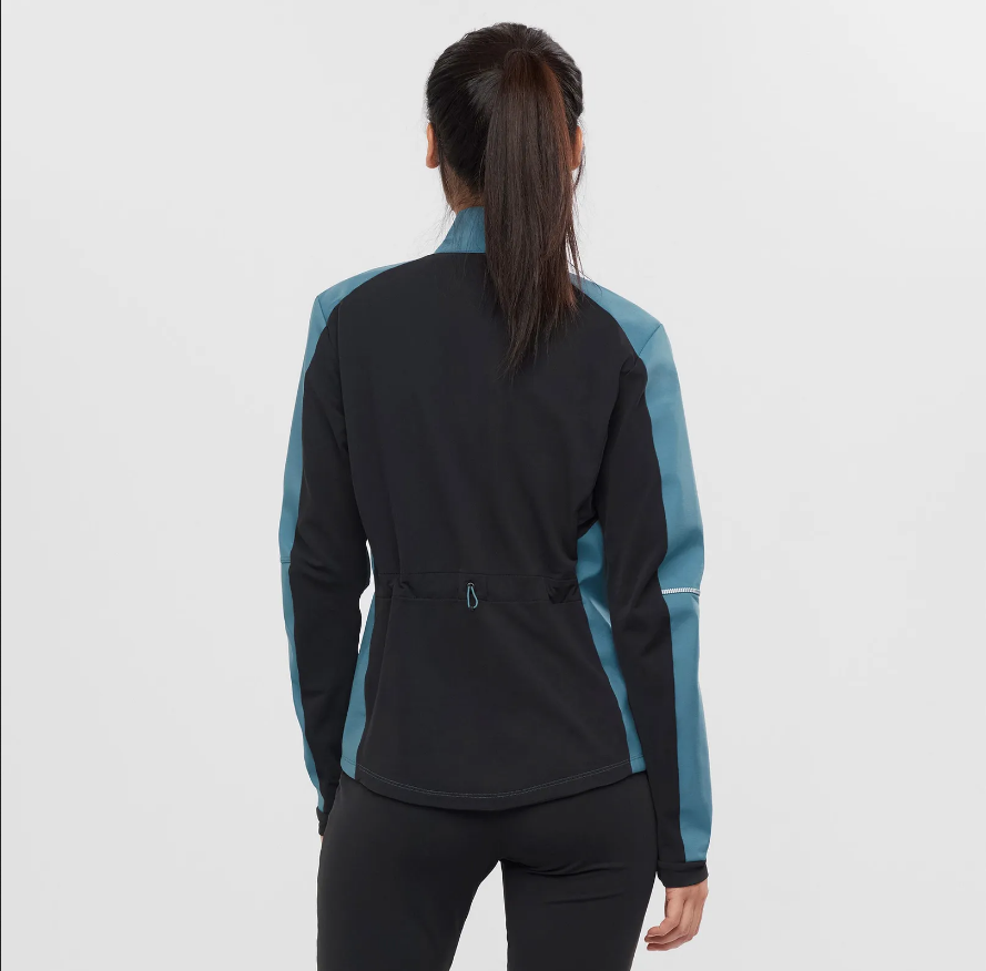 Salomon Women's Agile Softshell Jacket - Mallard Blue