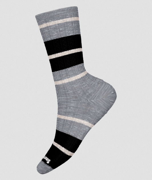 Smartwool Women's Everyday Striped Cable Crew Socks