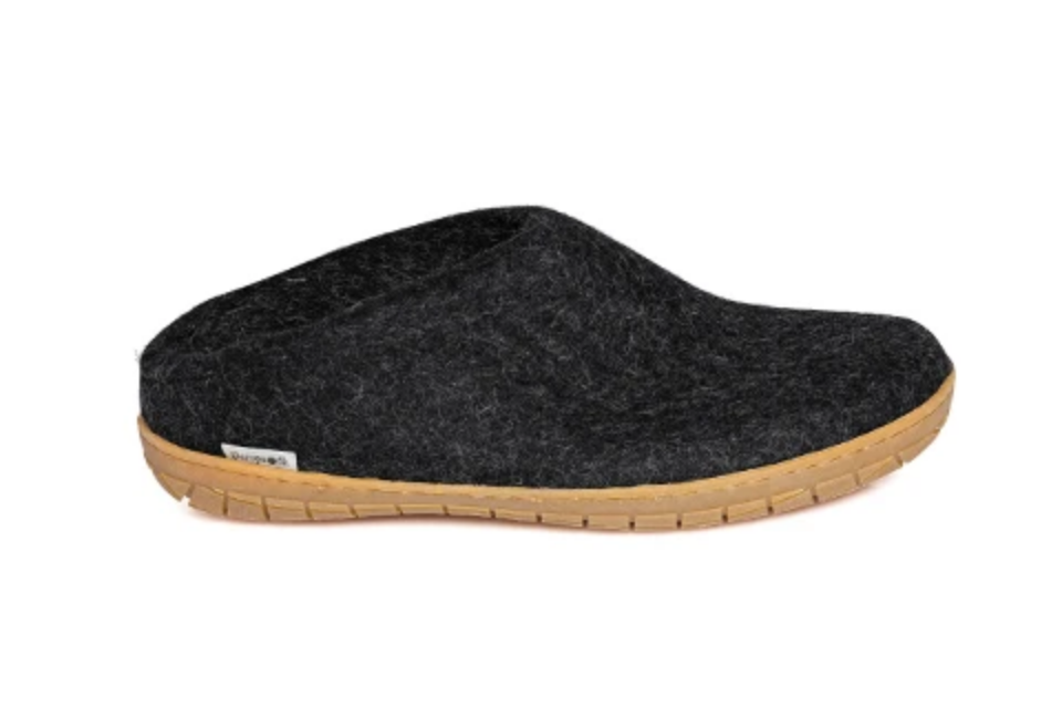 Glerup Felt Slip On - Rubber Sole