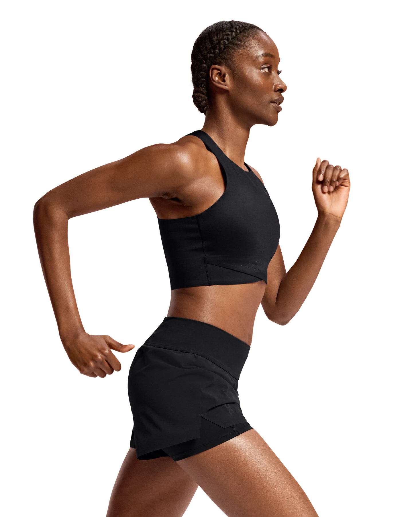 On Women's Running Shorts - Black