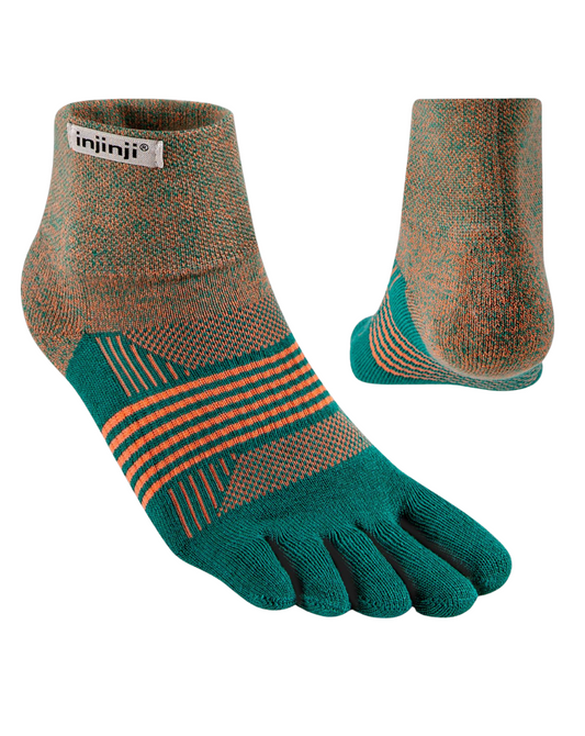 Injinji Women's Trail Midweight Mini-Crew Socks